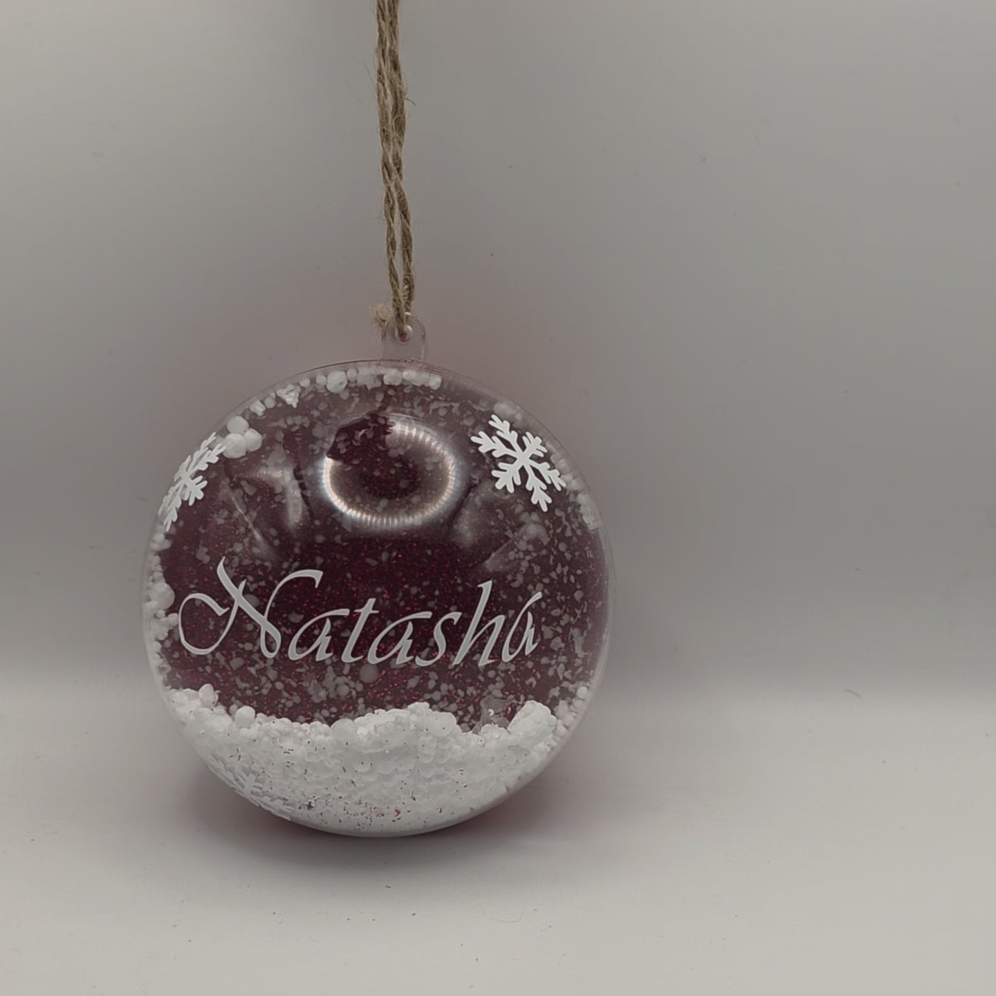 Palla di natale con nome