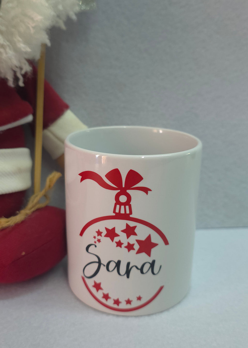 Tazza natalizia con nome