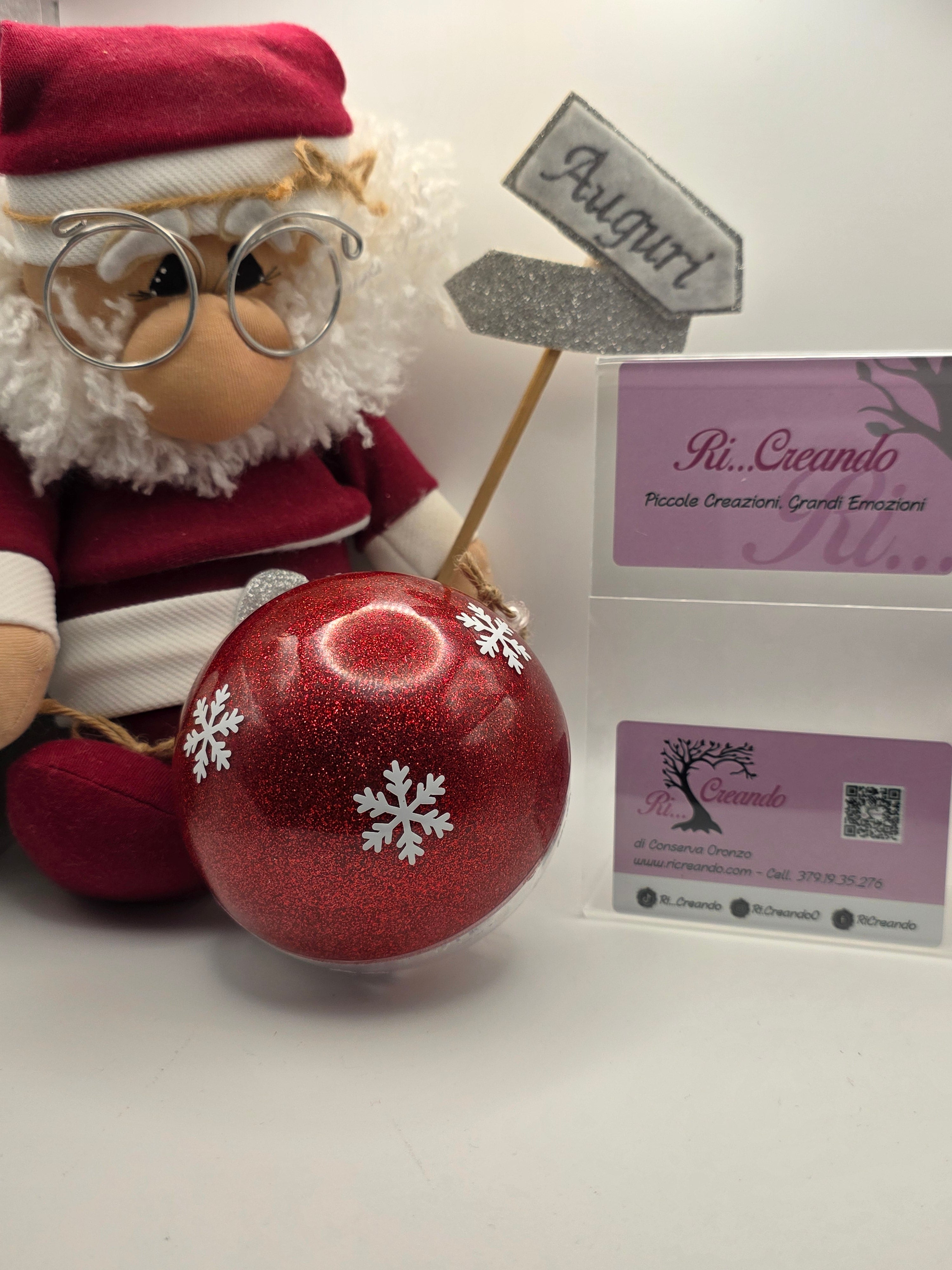 Palla di natale con nome