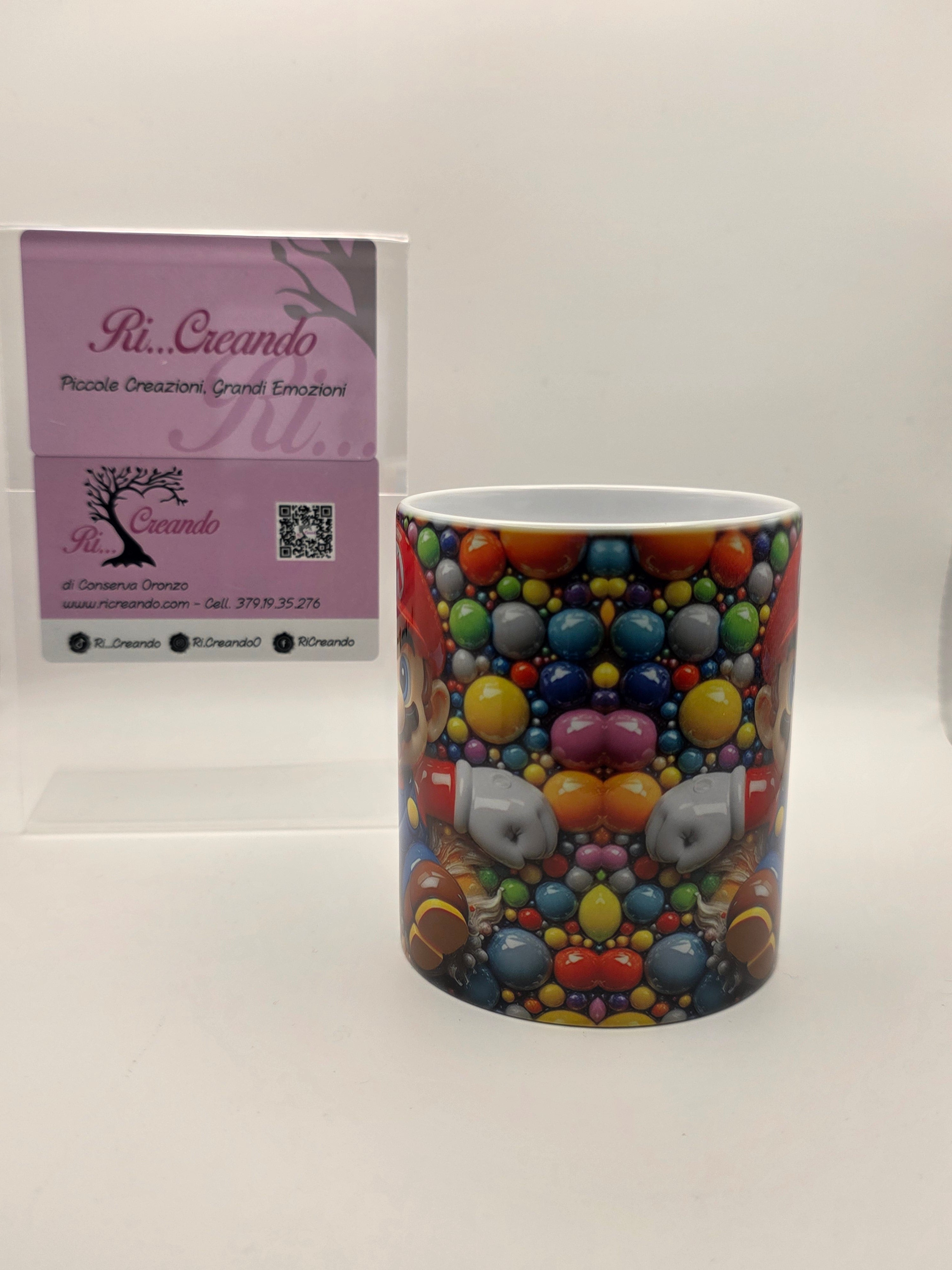 Tazza Super Mario fatta a mano – Idea regalo gamer • Tazza personalizzata ispirata al mondo Nintendo