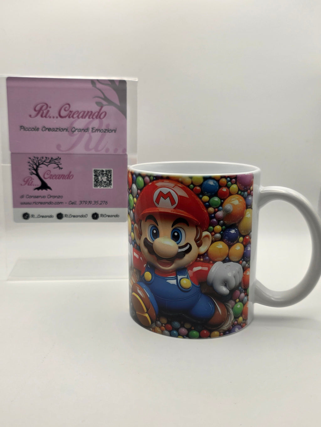 Tazza Super Mario fatta a mano – Idea regalo gamer • Tazza personalizzata ispirata al mondo Nintendo