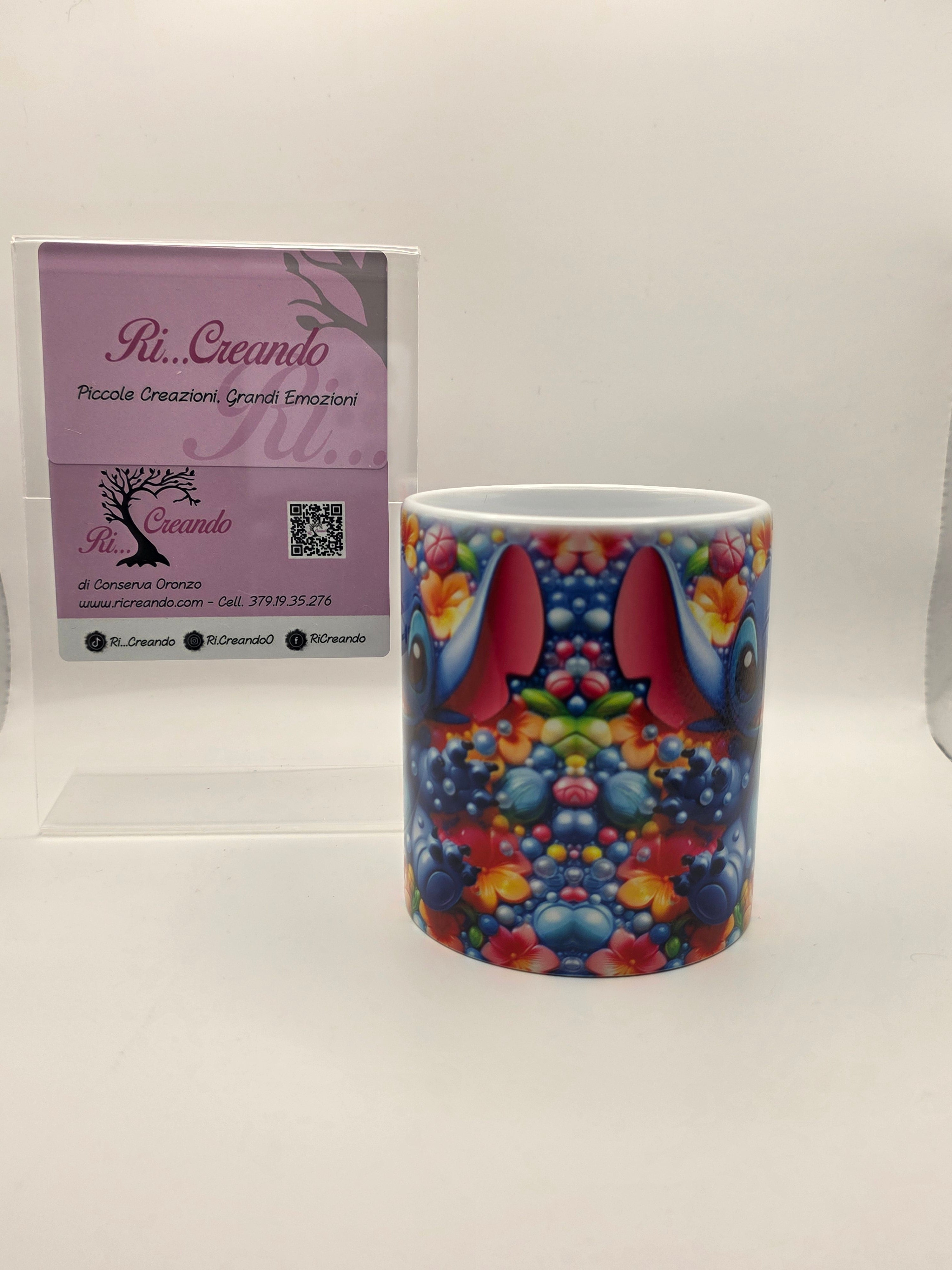 Tazza Stitch in Ceramica – Design Kawaii Disney, Idea Regalo per Fan