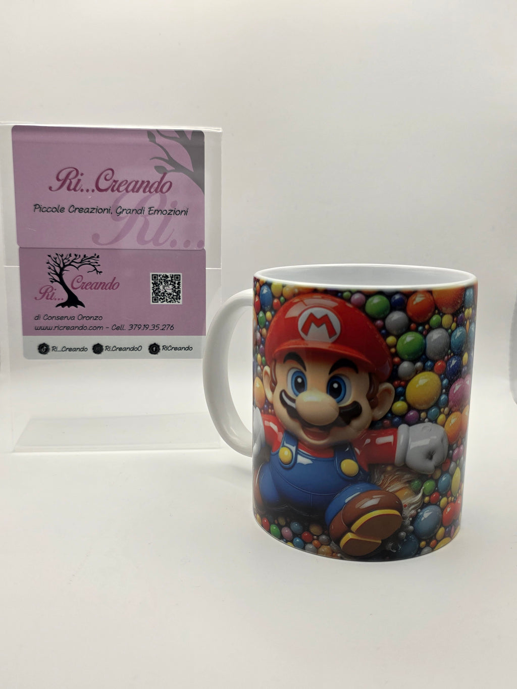 Tazza Super Mario fatta a mano – Idea regalo gamer • Tazza personalizzata ispirata al mondo Nintendo