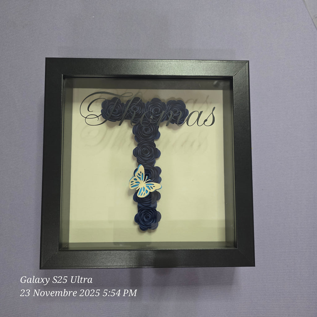 Cornice di rose con nome